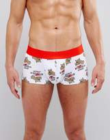 Thumbnail for your product : ASOS Christmas Hipsters With Sausage Dog Print