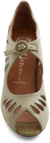 Thumbnail for your product : Jeffrey Campbell Cutout Cookie Wedge in Sage
