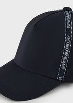 Thumbnail for your product : Emporio Armani Nylon Baseball Cap With Logo Tape