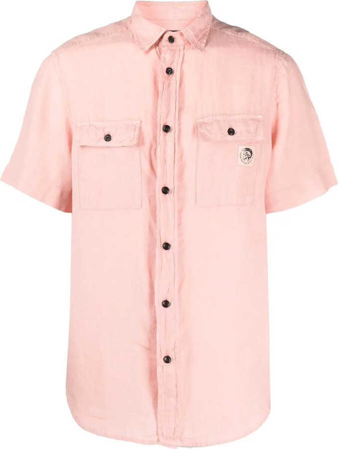 Diesel Plain Flap-Pocket Shirt