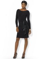 Thumbnail for your product : Lauren Ralph Lauren Long Sleeve Boatneck Dress