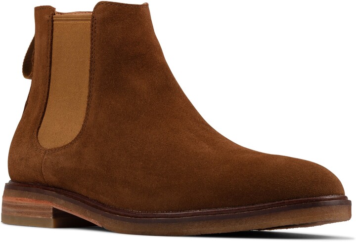 clarks blue chelsea boots
