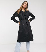 Thumbnail for your product : Vero Moda Tall tailored trench coat in black