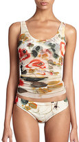 Thumbnail for your product : Jean Paul Gaultier Two-Piece Floral-Print Tulle Tankini