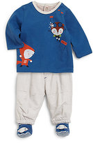 Thumbnail for your product : Catimini Infant's Three-Piece Cotton Pants, Tee & Booties Set