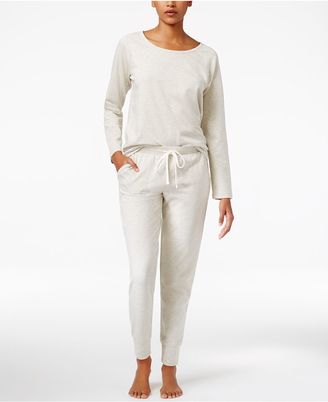 Alfani Back Lace-Panel Pajama Top, Created for Macy's
