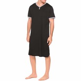 Thumbnail for your product : Bao Mens Nightshirt Pyjamas Set Mens Dressing Gowns