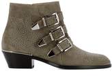 Thumbnail for your product : Chloé Grey Suede Ankle Boots