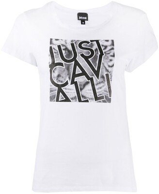 Just Cavalli graphic-print crew neck T-Shirt