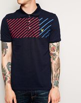 Thumbnail for your product : Lyle & Scott Polo with Asymetric Print