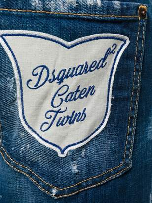 DSQUARED2 distressed slim jeans