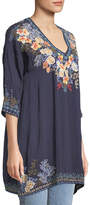 Thumbnail for your product : Johnny Was Plus Size Kalea V-Neck Embroidered Tunic