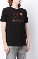 Thumbnail for your product : Armani Exchange logo-print detail T-shirt