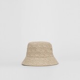 Thumbnail for your product : Burberry Ebroidered onogra Linen Cotton Bucket Hat