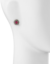 Thumbnail for your product : Lydell NYC Pave-Set Cabochon Earrings, Pink