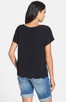 Thumbnail for your product : MinkPink 'Tales of Tomorrow' Scallop Crepe Top