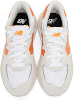Thumbnail for your product : New Balance Beige & Orange 57/40 Sneakers