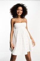 Thumbnail for your product : ASOS DESIGN Babydoll Cotton Minidress