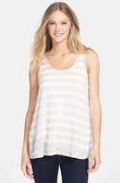 Thumbnail for your product : Kensie Mesh Stripe Tank