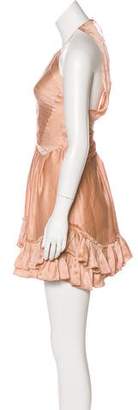 Isabel Marant Silk-Blend Mini Dress