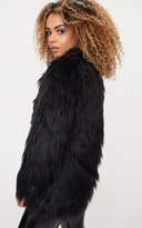 Thumbnail for your product : PrettyLittleThing Cream Shaggy Faux Fur Jacket