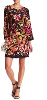 Thumbnail for your product : Julie Brown Long Sleeve Silk Shift Dress