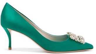 emerald green pumps