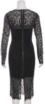 Thumbnail for your product : Veronica Beard Lace Long Sleeve Dress