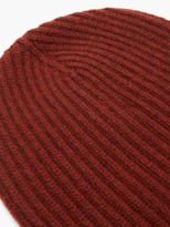 Thumbnail for your product : Begg X Co - Two-tone Ribbed Cashmere Beanie Hat - Pink Multi