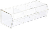 Thumbnail for your product : Container Store 3-Section Acrylic Hinged-Lid Box Clear