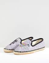 Thumbnail for your product : ASOS DESIGN Janeen Shine Like A Diamond Espadrilles