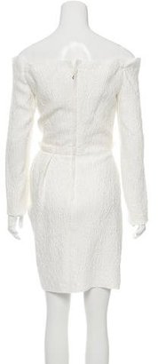 Lanvin Off-The-Shoulder Jacquard Dress