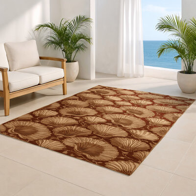 Bloomsbury Market French Brown Indoor and Outdoor Area Rug