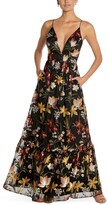 Thumbnail for your product : Aidan by Aidan Mattox Floral-Print Tiered Dress