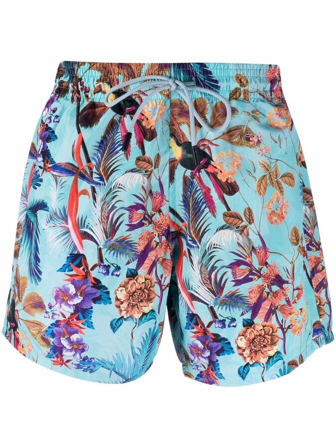 burgemeester intern Protestant Etro Tropical Print Swim Shorts - ShopStyle