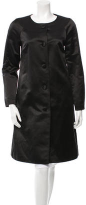 Tory Burch Long Sleeve Knee-Length Coat