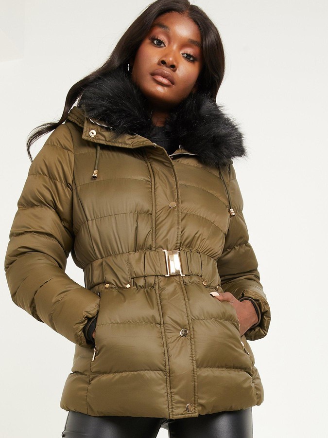quiz padded jacket