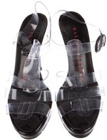 Thumbnail for your product : Walter Steiger PVC Platform Sandals