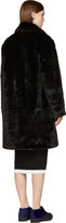 Thumbnail for your product : Marc by Marc Jacobs Black Faux Fur Airglow Coat