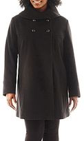 Thumbnail for your product : Collezione Faux-Angora and Wool-Blend Coat - Plus