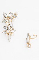 Thumbnail for your product : Cara Crystal Ear Cuff & Stud Earring