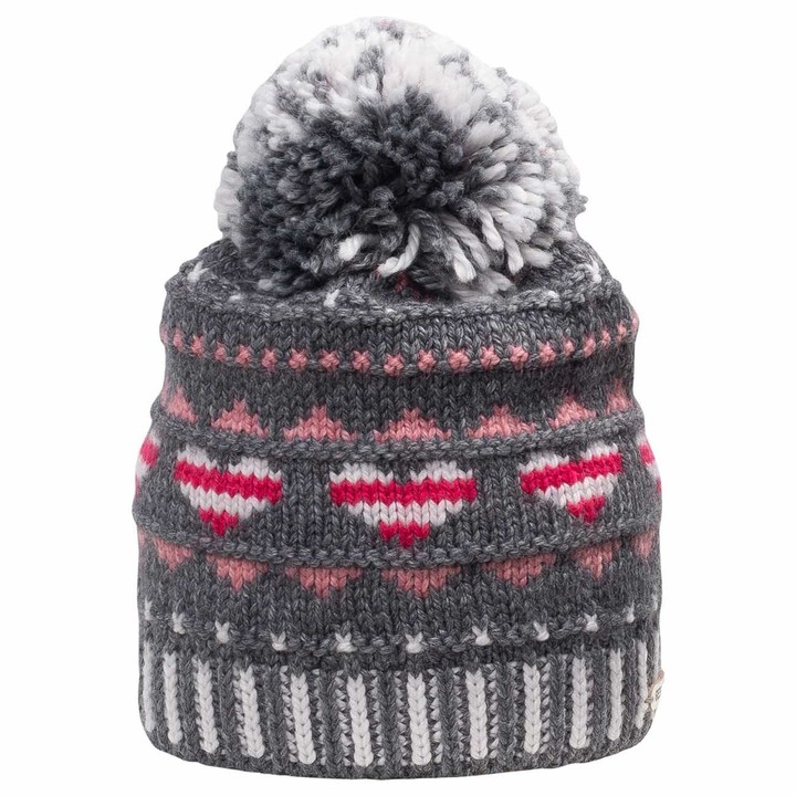 kids fluffy bobble hat