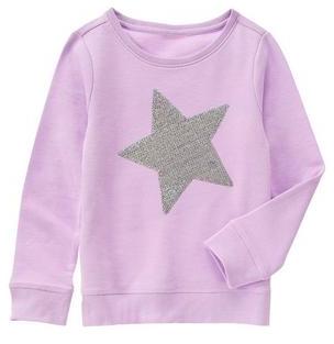 Crazy 8 Sparkle Star Pullover
