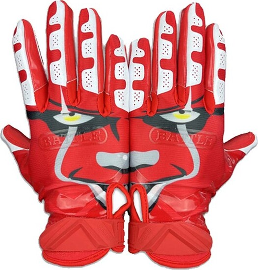 Adult Battle Sports Clown23 Cloaked Receiver Football Gloves
