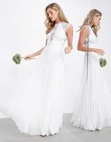 Pleated Wedding Gown | Shop the world's largest collection of 