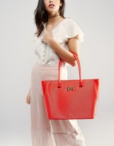 Thumbnail for your product : Ted Baker Curved Bow Large Zip Shopper