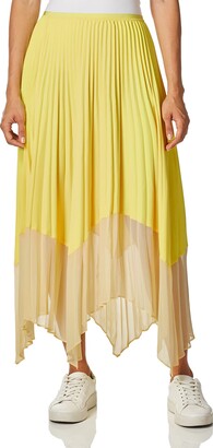 French Connection Women's Classic Crepe Light Woven Pleated Skirt