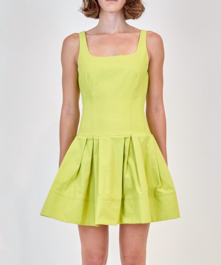 SIMKHAI Women's Lucy Mini Dress In Yellow
