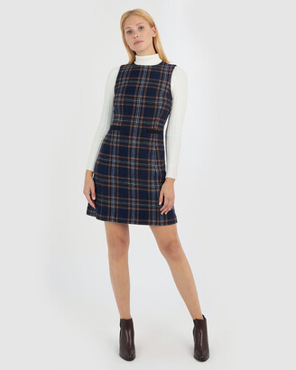 Forcast Women's Work Dresses - Margot Sleeveless Check Dress - Size One Size, 4 at The Iconic
