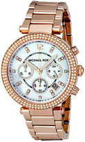 Thumbnail for your product : Michael Kors Parker Chronograph Rose Gold-tone Ladies Watch MK5491